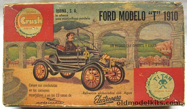 Orange Crush-Revell 1/32 1910  Ford Model T plastic model kit
